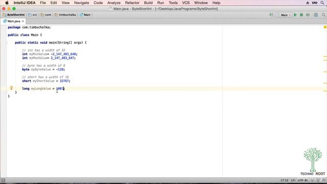Java top Course : Getting To Know Primitive Data Types,The Byte Short Int And Long (Part7) смотреть онлайн