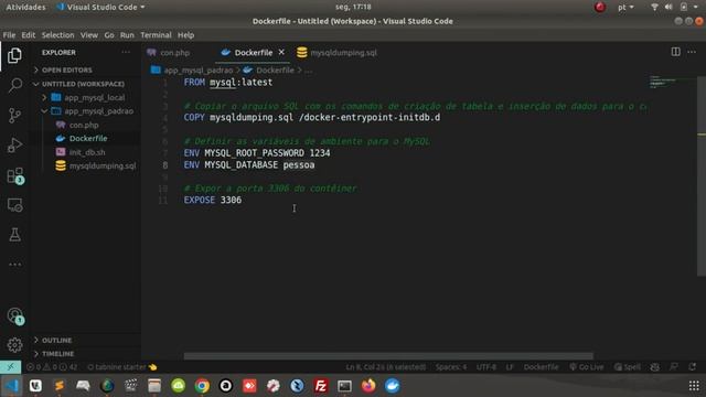 Criando dois Container Mysql para Aplicações Local смотреть онлайн