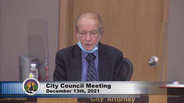 December 13th, 2021 City Council Meeting смотреть онлайн