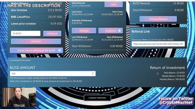 BUSD Oracle : 5% BUSD MINER powered by Chainlink смотреть онлайн