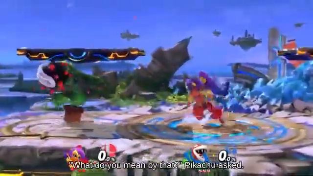 Side Tilt Kirby using Bonus Fruit fighting on Wuhu Island - Game Cube?? смотреть онлайн