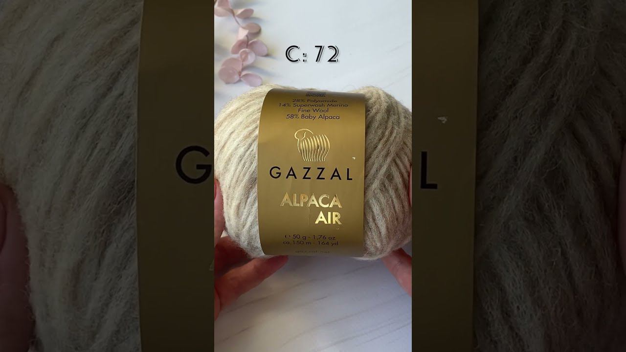 Gazzal Alpaca Air Выбираем цвет пряжи для проекта #shorts #пряжа #вязание #палитра смотреть онлайн