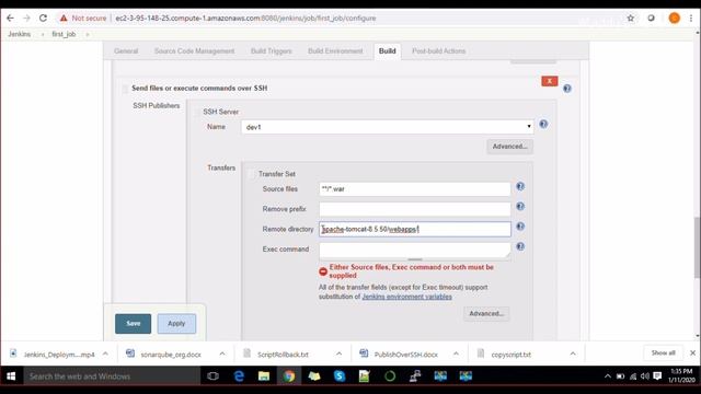 Session 2 | Jenkins - Use of Publish Over SSH Plugins for Further Deployment смотреть онлайн