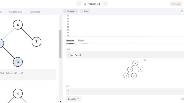 Search In A Binary Search Tree Leetcode Python смотреть онлайн