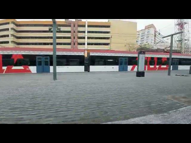 МЦД-2. Перегон Тушинская - Покровское-Стрешнево. Строящаяся платформа Щукинская.