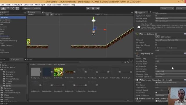 Создание игры Braid. Реализация возврата во времени в Unity3D смотреть онлайн