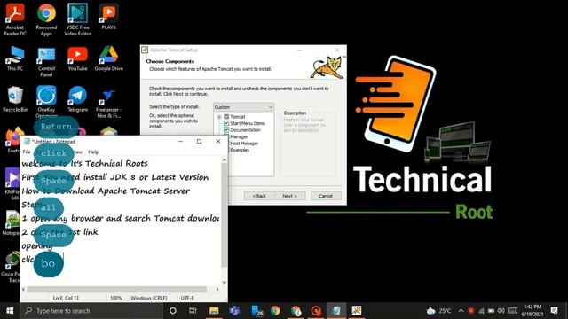 How to Install Apache Tomcat in Windows 10 in 4 minute | Java Tomcat server | java servlet JEL смотреть онлайн