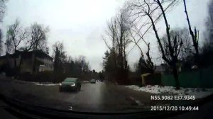 Королёв - Оболдино - Щёлково 20/12/2015 (timelapse 4x)