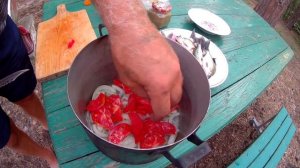 Что приготовить на РЫБАЛКЕ!!! БЫСТРО И ВКУСНО.....