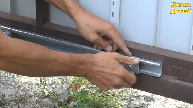 Установка привода DoorHan 1300PRO на откатные ворота смотреть онлайн