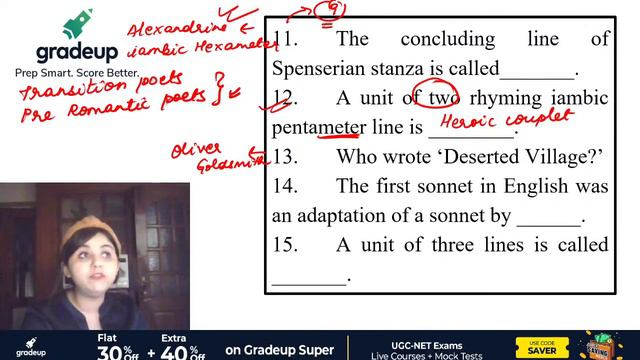 Most Important Questions On English Poetry  | English | UGC NET 2021 Exam | Gradeup | Neerja Raheja