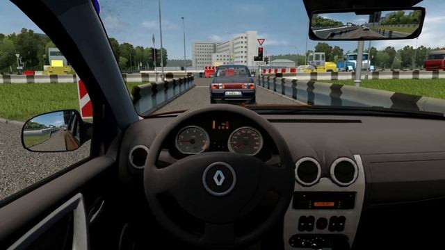City Car Driving - Renault Duster [Steering Wheel Gameplay] смотреть онлайн