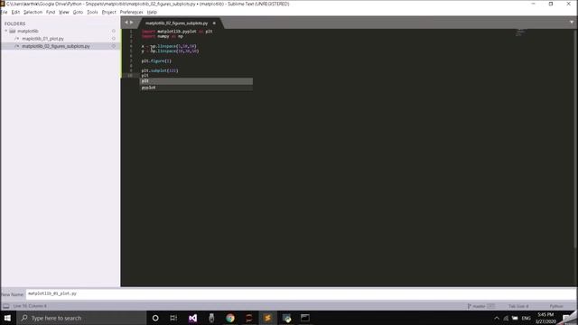 matplotlib | 02 | figures and subplots смотреть онлайн