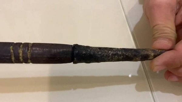 Кистень древнерусский бронзовый (X - XIII вв, Новгород). Обзор. / Antique Russian bronze flail