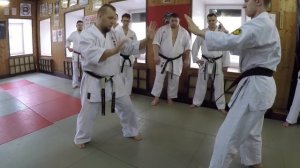 Захваты в каратэ уэчи-рю.  Евгений Рыбин