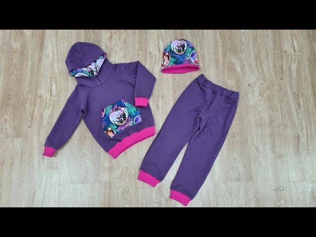 Детский спортивный костюм. Пошив + выкройка. Часть 1. смотреть онлайн