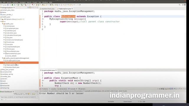 Java | Custom Exception | Create Exception | Live Training | Tamil смотреть онлайн