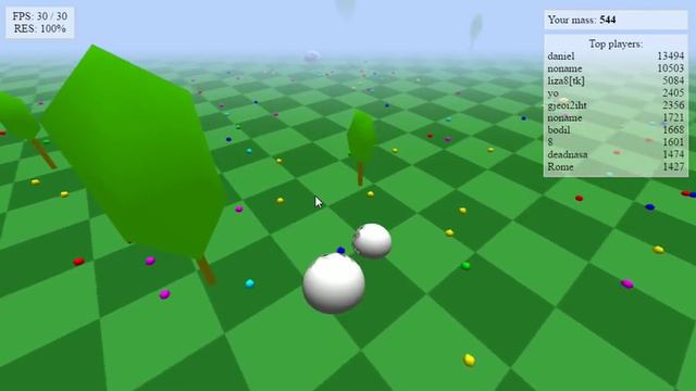 игра Agario 3D видео летсплей Агарио 3D