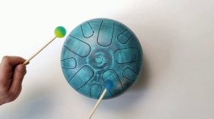 Глюкофон PENTAPHONE 22 см 10+3 нот, строй Indian Raga 432Гц, покрытие художественная патина