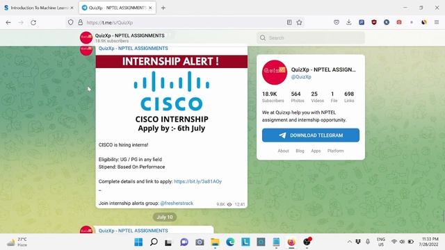 NPTEL INTRODUCTION TO MACHINE LEARNING IITKGP ASSIGNMENT 1 ANSWERS | 2022 смотреть онлайн