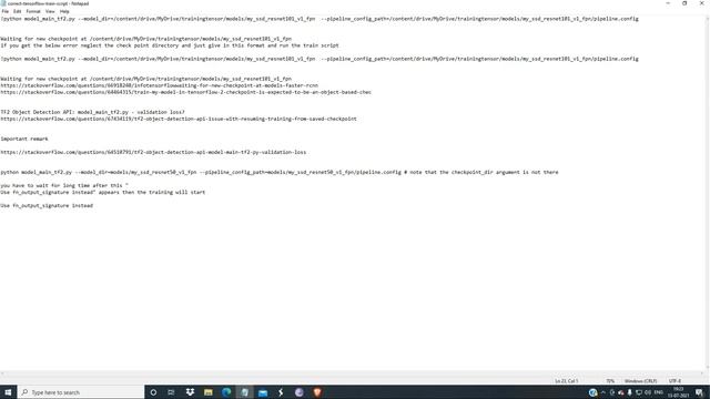 tensorflow own data waiting for new checkpoint tensorflow object detection problem solved part -3 смотреть онлайн