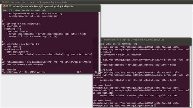 Interactive GUIs 2 (using Scala) смотреть онлайн