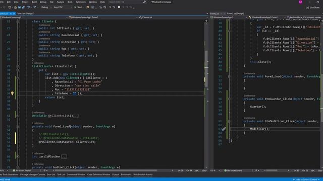 C# DataGrid, DataTable y List registros en Form y ParentForm смотреть онлайн
