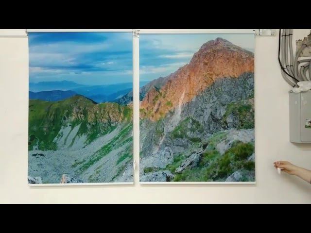 ФОТОПЕЧАТЬ НА РУЛОННЫХ ШТОРАХ НА БАЛКОН