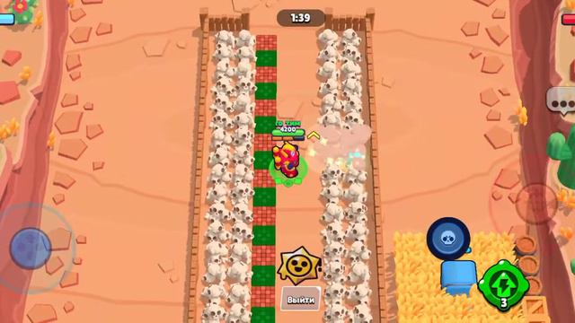 возможно ли использовать спрей во время полёта в Brawl Stars. смотреть онлайн