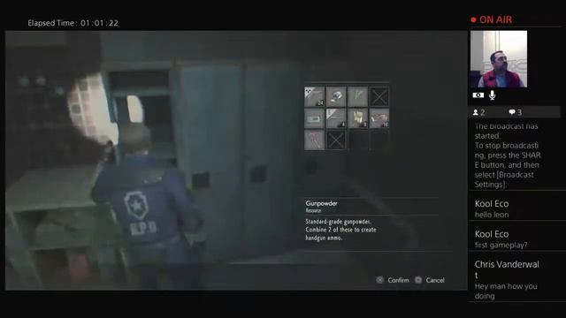 Resident Evil 2 Remake PS4 Live Stream . Part 1 . Leon A Scenario . Hardcore mode . смотреть онлайн