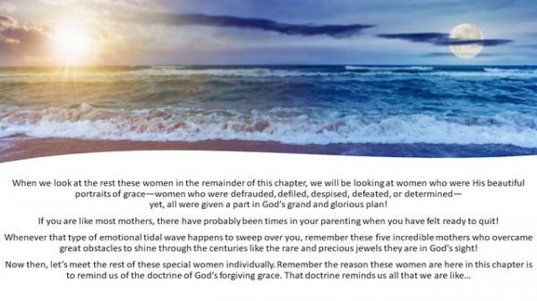 DSS-19 COME EXPERIENCE GOD'S AMAZING GRACE--Bathsheba & the God of the Second Chance