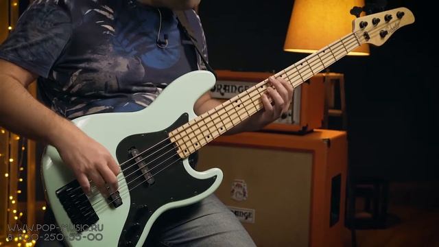 Пятиструнная бас гитара SCHECTER J 5 SEA FOAM GREEN смотреть онлайн