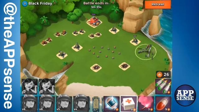 Black Friday (21) Single Player Island - Boom Beach Walkthrough смотреть онлайн