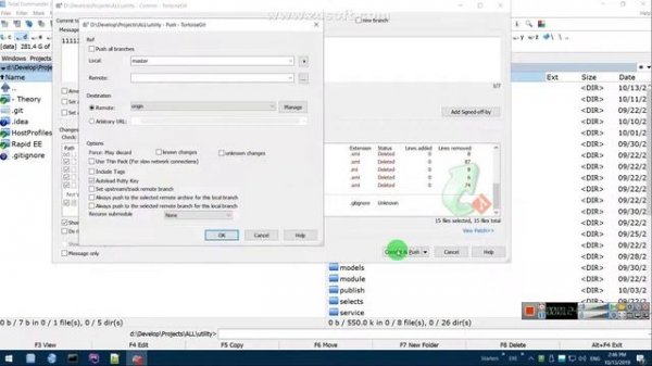 Resolve Git conflicts via Araxis Merge & Tortoise GIT. Show & Analyze log. Using Gitignore feature