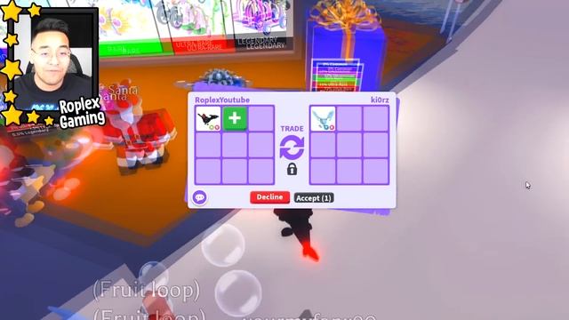 Trading the Worlds First Evil Chickatrice! Adopt me смотреть онлайн