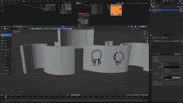 BSLIVE Parallel Between Blender Grease Pencil and Feather 3D смотреть онлайн
