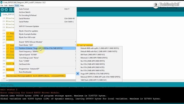 Smart WiFi Door Lock with camera using ESP32-CAM & Telegram App | Iot Projects смотреть онлайн