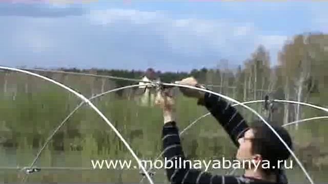 Походная палатка. Мобильная баня ПБ 2 3м2м