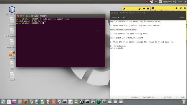 How to Disable Error Reporting in Ubuntu 16.04 смотреть онлайн