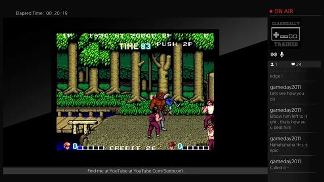 Double Dragon Arcade Archives [Full Playthrough] смотреть онлайн