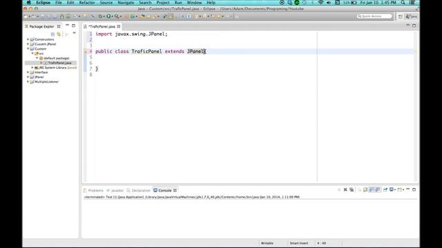 Java Tutorial - 42 - Creating a Custom JPanel смотреть онлайн