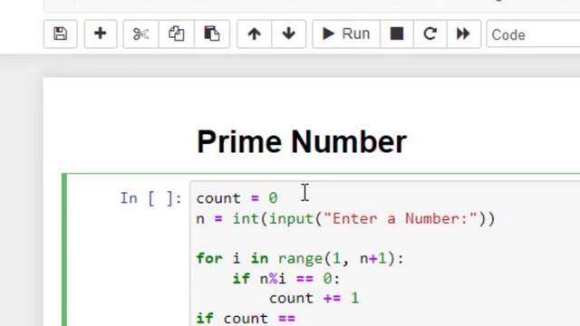 Prime Number in Python using Jupyter Notebook смотреть онлайн
