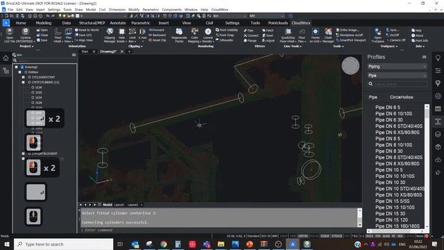 CloudWorx for BricsCAD / Pipe Digitizing смотреть онлайн