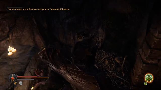 Lords of the Fallen Прохождение серия 4 катакомбы долгий бой с быстрым боссом Чемпион смотреть онлайн
