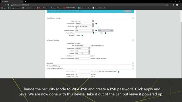 TP-Link CPE 510 Wifi Link Setup