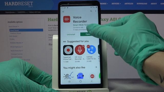 How to Activate Sound Recording in SAMSUNG Galaxy A01 Core - Record Screen смотреть онлайн