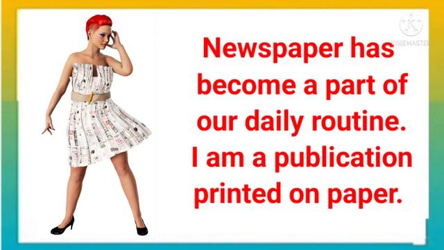 Speech as Newspaper📰 for Fancy Dress in English | Dialogue as Newspaper | StudyPrideCorner смотреть онлайн