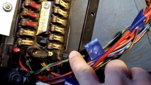 Нюансы распиновки блока предохранителей Мерседес W123