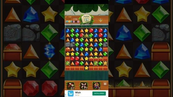 Jewels Jungle ? - Jewels & Gems Match 3 Puzzle 2021 Level 155 ⭐⭐ no Booster ? Android Gameplay ✅