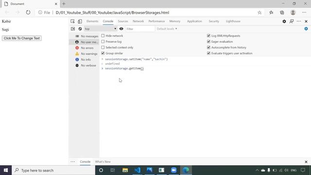 Browser storage using javascript смотреть онлайн